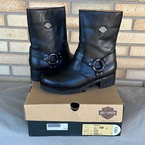 Harley Davidson black women’s boots. Size 10m